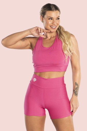 Top Basic Nadador Hot Pink