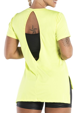 Blusa Costas Abertas Verde Lima