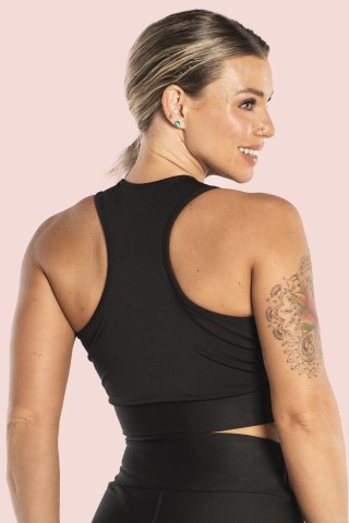 Basic Black Swim Top