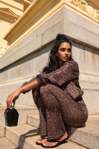 Leopard Flare Leggings N/U