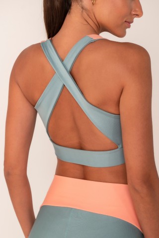 Duo Color Top - Wrap Around Duo Color Top - Wrap Around