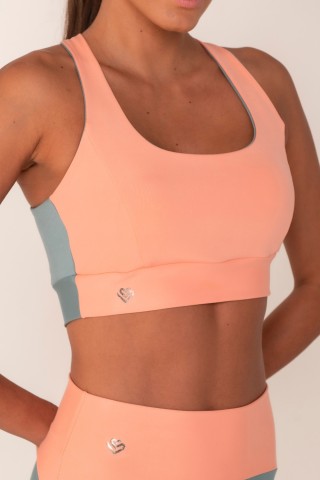 Duo Color Top - Wrap Around Duo Color Top - Wrap Around