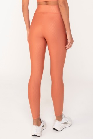 Legging 3D Listrado Coral