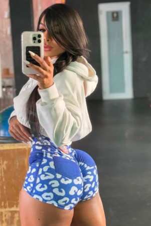 Shorts Fake Jeans Urban Animal Blue C/E