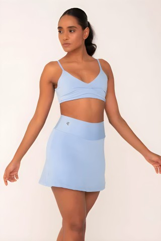 Minimal Vibe Light Blue Top