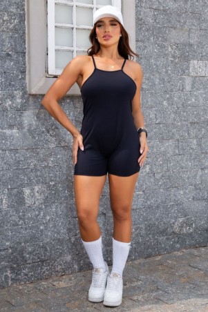 Vitality Black Romper w/u