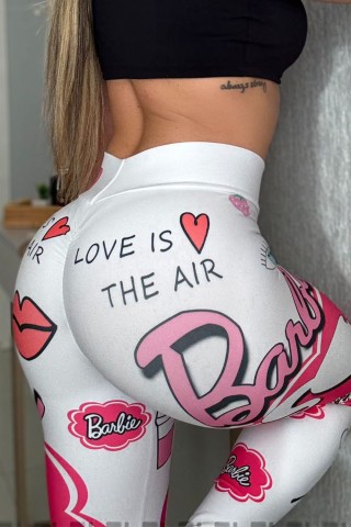 Legging Doll Squad Donna Shape Branca C/E