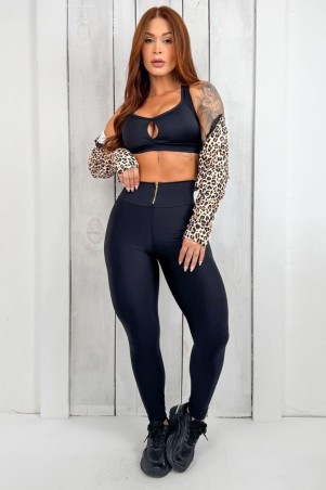 Conjunto Black Gold com Jaqueta C/E