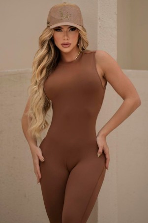 Macacão BodyWave Mocha C/E
