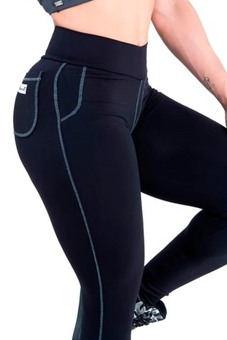 Black Dynamite Round Pocket Leggings S/E