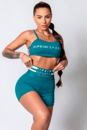 Shorts Style Verde Com Silk