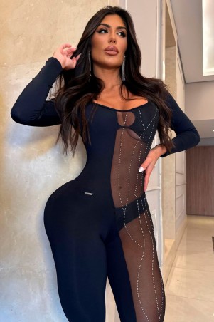 Midnight Illusion Jumpsuit