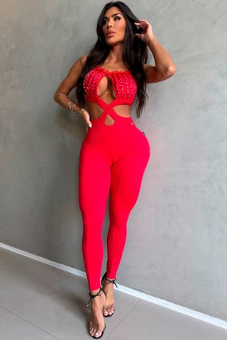 Macacão Scarlet Luxe