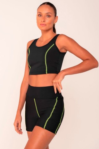 Shorts Beach Tennis Preto S/E Shorts Beach Tennis Preto S/E