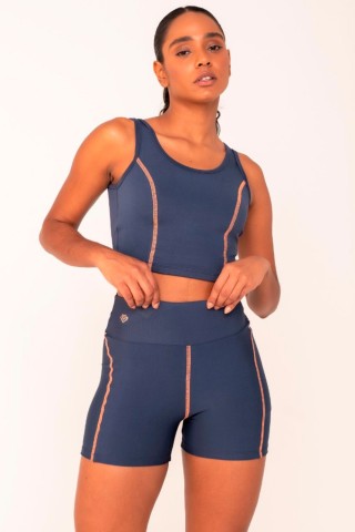 Shorts Beach Tennis Azul Marinho S/E