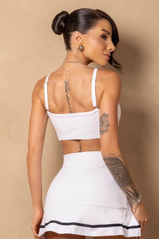 Shorts Saia Time For me Branco