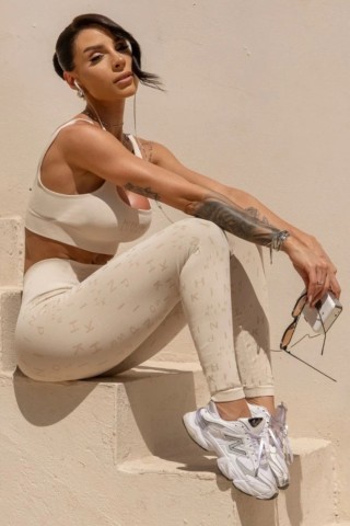 Legging Time For Me Seamless Beige