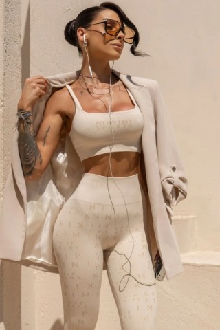 Legging Time For Me Seamless Bege S/E