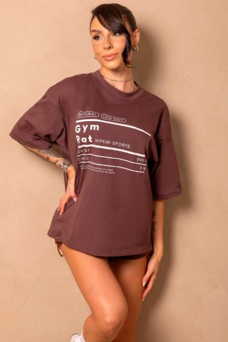 Time For Me Brown T-Shirt