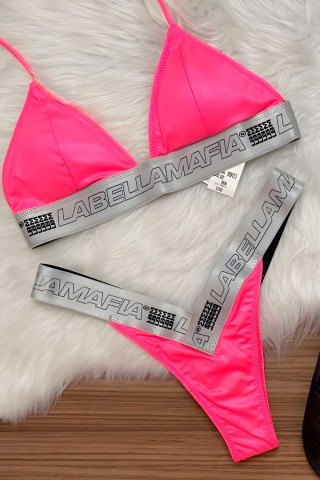 LabellaMafia Neon Pink Bikini