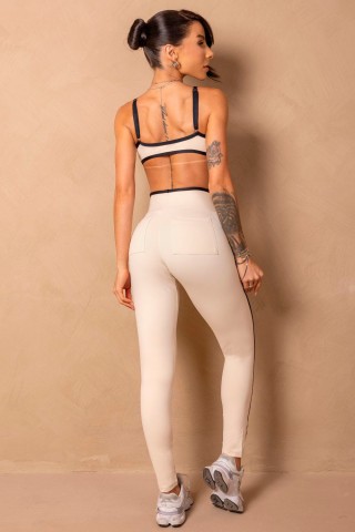 Time For Me Cream Leggings S/E