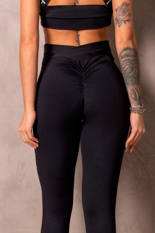 Legging Sunrise Preta Com Empina C/E