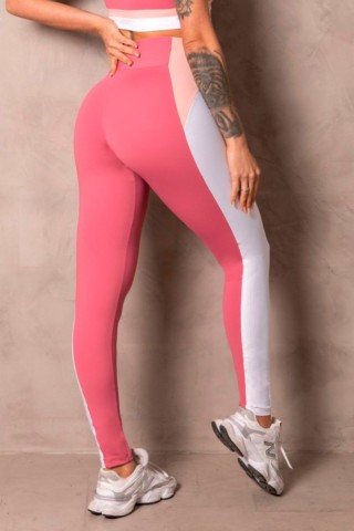 Legging Smash Rosa Com Silk S/E