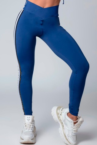 Legging Urban Girl Azul Transpassada S/E
