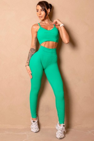 Seamless Legging Enjoy The Moment Green S/E
