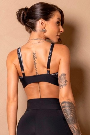 Top Enjoy The Moment Black