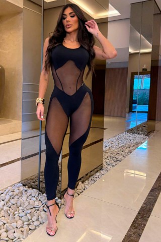Naked Illusion Jumpsuit Naked Illusion Jumpsuit