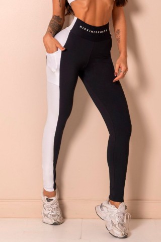Legging Style Yourself Preta com silk S/E