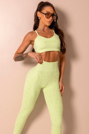 Legging Seamless Style Yourself Verde Logomania S/E