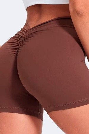 Brown Push Up Shorts