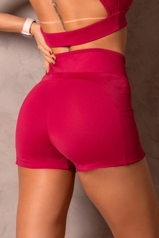 Marsala Runner Shorts with Pockets S/E