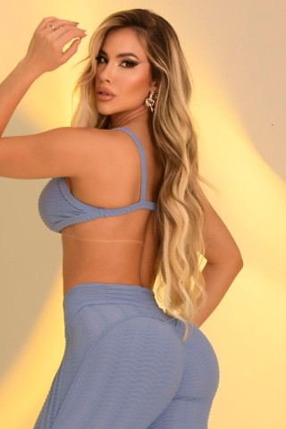 Fitwave Brocade Set, Baby Blue W/U