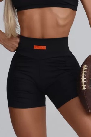 Black Tie-Break Shorts S/E