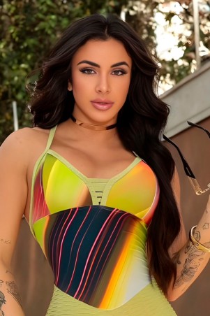 Sunset Shape Jumpsuit C/E