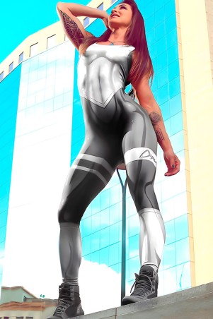 Macacão Mercúrio Black Prata Dynamite S/E