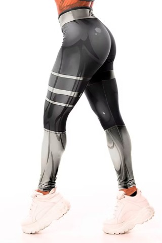 Legging Mercúrio Black Prata S/E