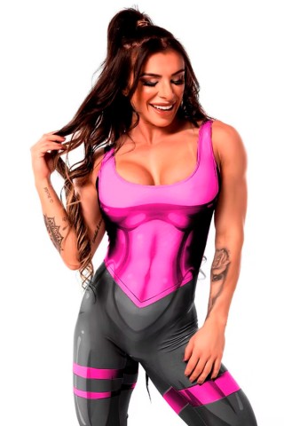 Mercury Black Pink Dynamite Jumpsuit S/E