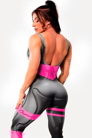 Mercury Black Pink Dynamite Jumpsuit S/E