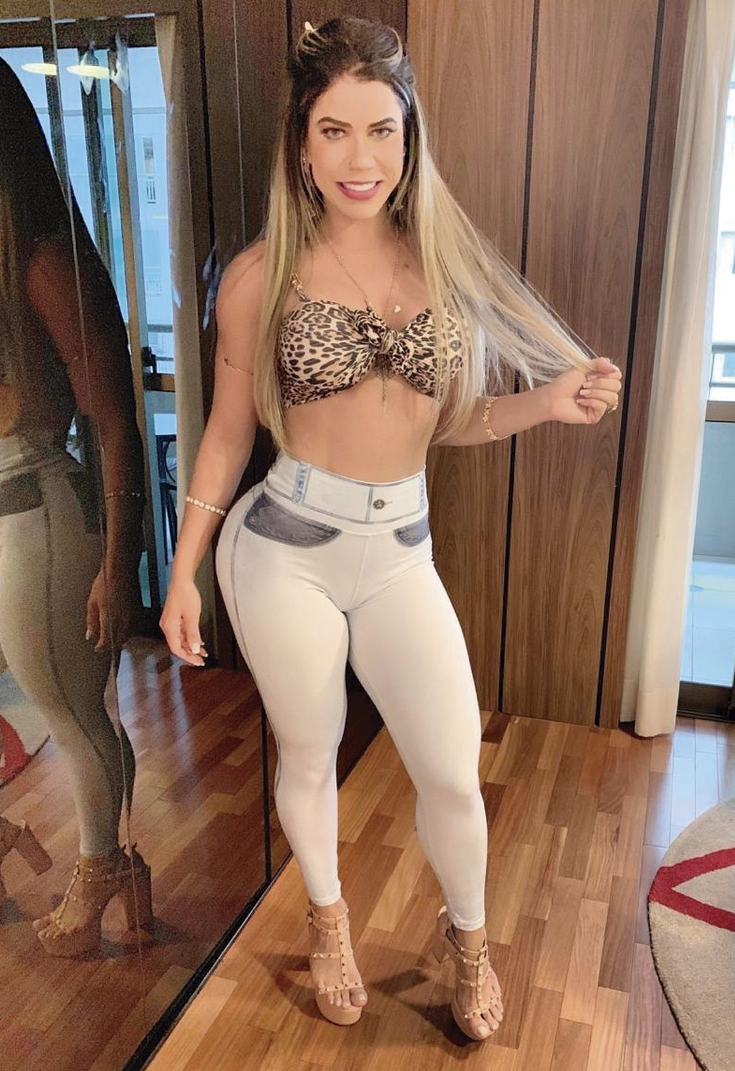 Legging Light Fake Jeans Legging Light Fake Jeans