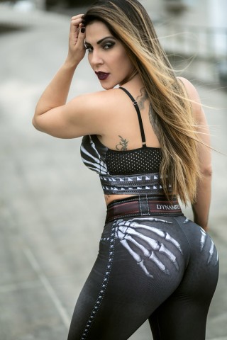 Dynamite Naughty Skeleton Legging