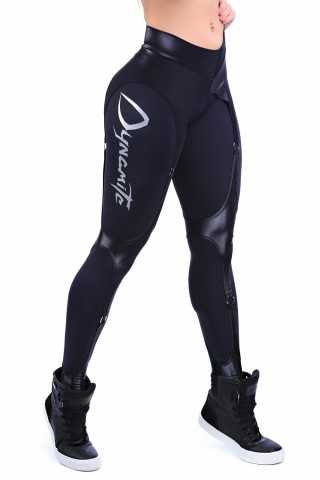 Legging Espartilho Dynamite Black S/E Legging Espartilho Dynamite Black S/E
