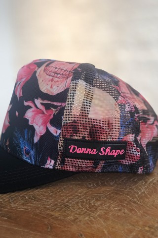 Boné Donna Shape Flower Skull