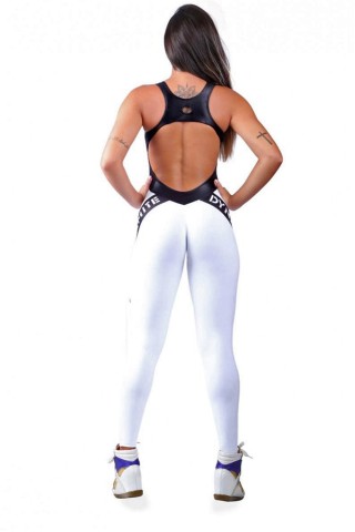 Dynamite Suplex White Blazing Jumpsuit