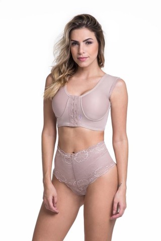 Chocolate Lace Panties Shaper