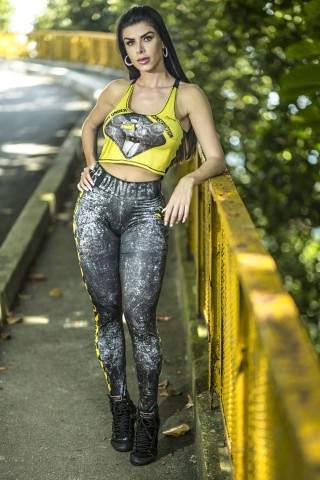 Legging Dynamite Yellow Tandem