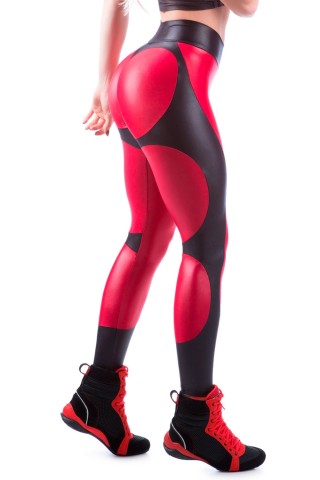 Calça Legging Dynamite Apple Booty Burgundy Black